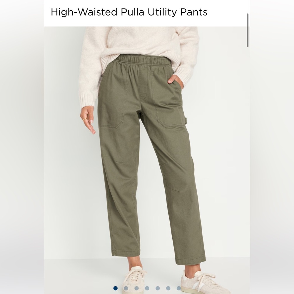 Old navy high waisted pulla utility pants